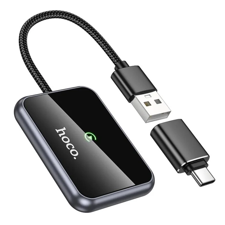 HU1 ADAPTADOR INALAMBRICO P/AUTO GRIS