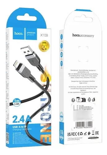 X109 CABLE T-C A IP NEGRO PD27W 1M