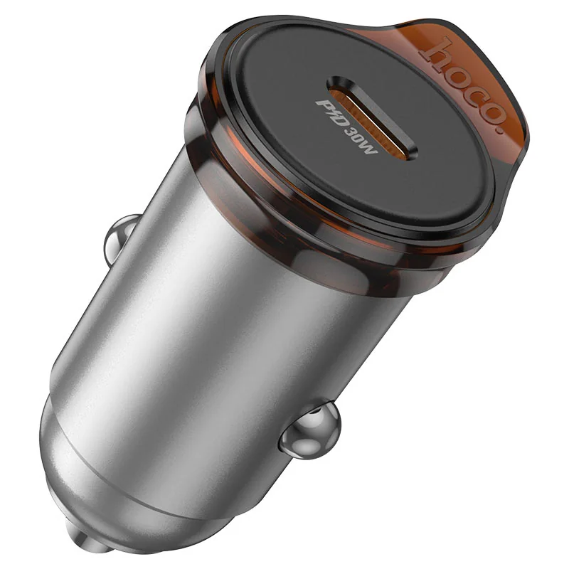NZ16 CARGADOR P/AUTO T-C A T-C GRIS 30W