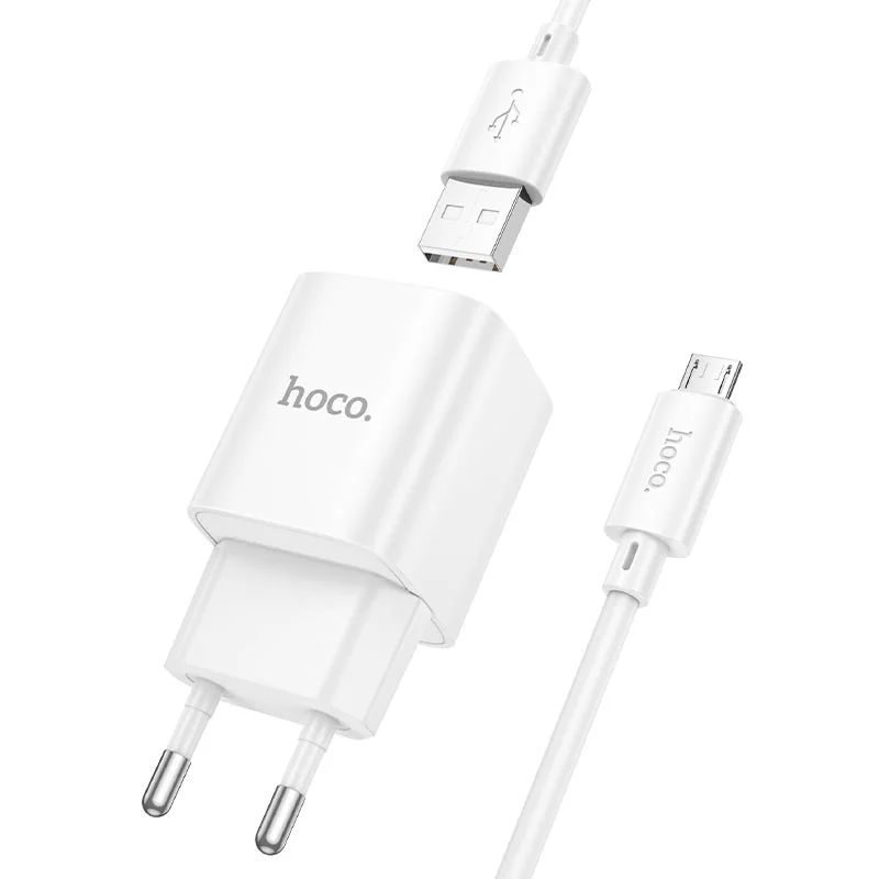 C145A CARGADOR+CABLE MICRO BLANCO
