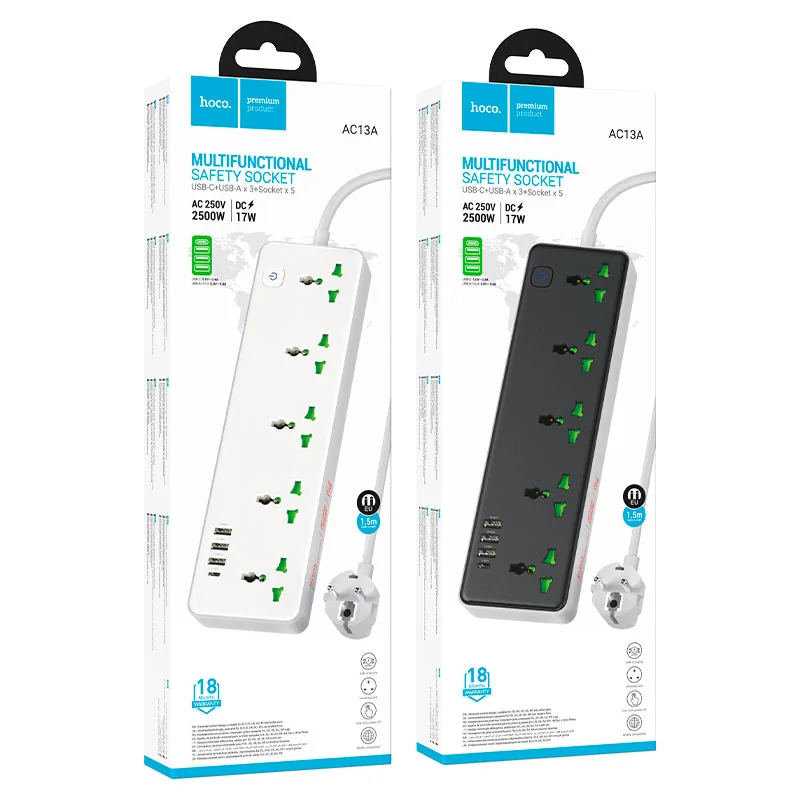 AC13A ADAPTADOR C/ CABLE NEGR0