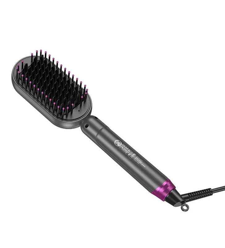 HP44 CEPILLO ALISADOR DE PELO ROSA/ROJO